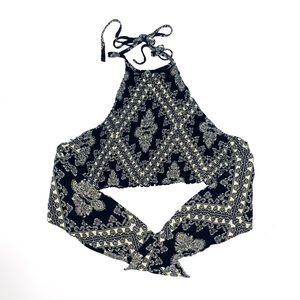 Rue21 Strappy Tie Halter Bandana Crop Top